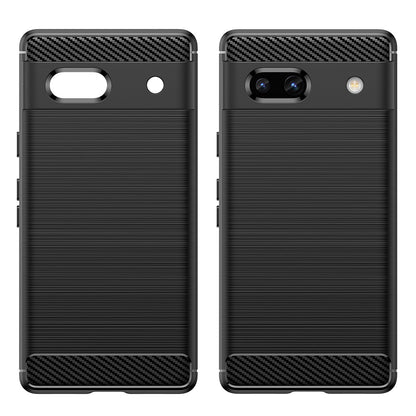 Fodral för Google Pixel 7a, Techsuit, Kolfiber, Svart