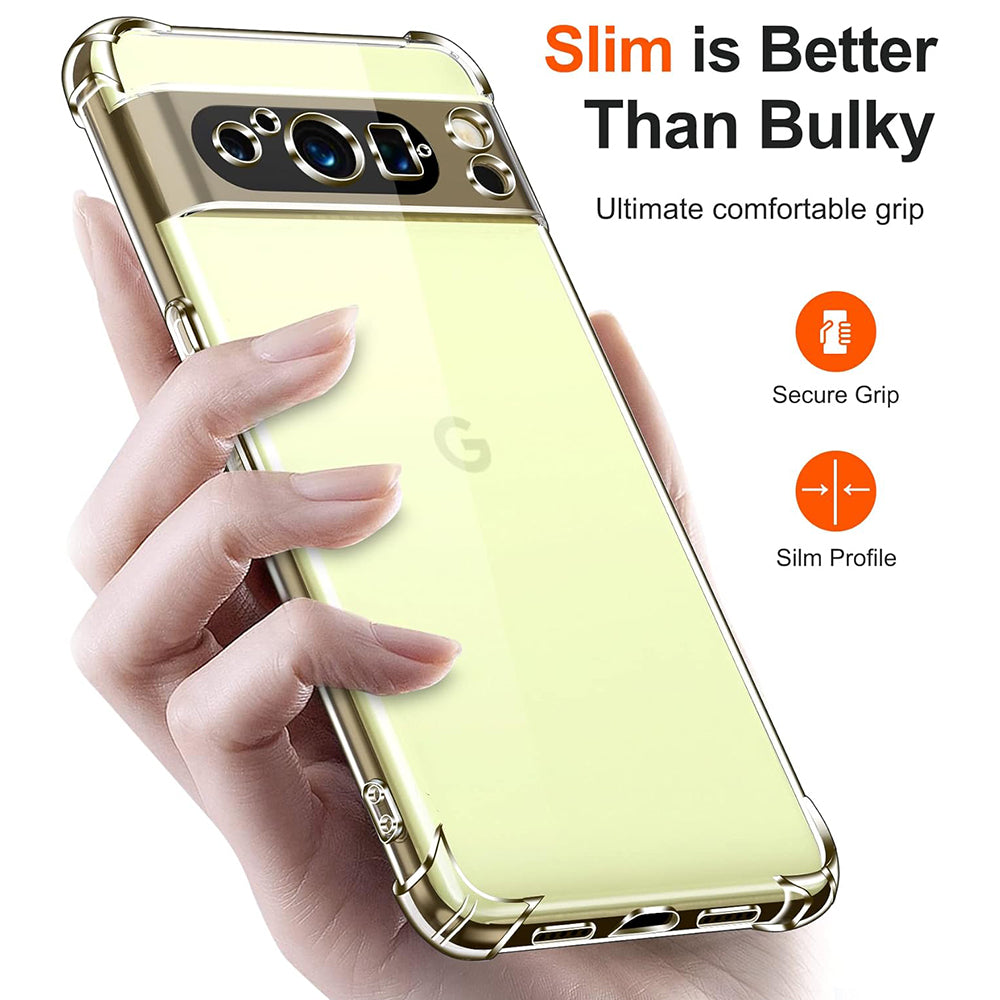 Fodral för Google Pixel 8 Pro, Techsuit, Stötsäker Klar, Transparent
