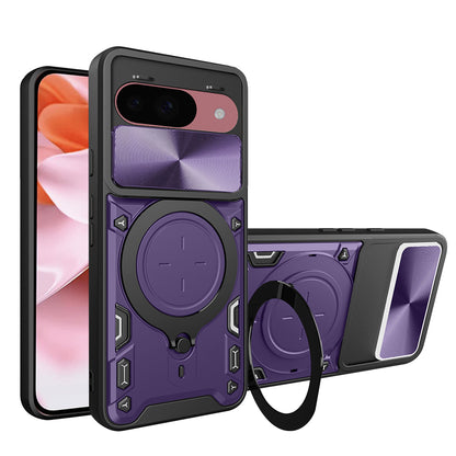 Fodral för Google Pixel 9 / 9 Pro, Techsuit, CamGuard Pro, Lila