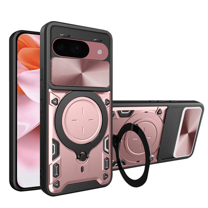 Case for Google Pixel 9 / 9 Pro, Techsuit, CamGuard Pro, Rose Gold