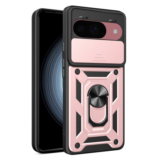 Fodral för Google Pixel 9 / 9 Pro, Techsuit, CamShield, Rosa