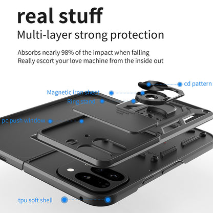 Fodral för Google Pixel 9 Pro Fold, Techsuit, CamShield, Grön
