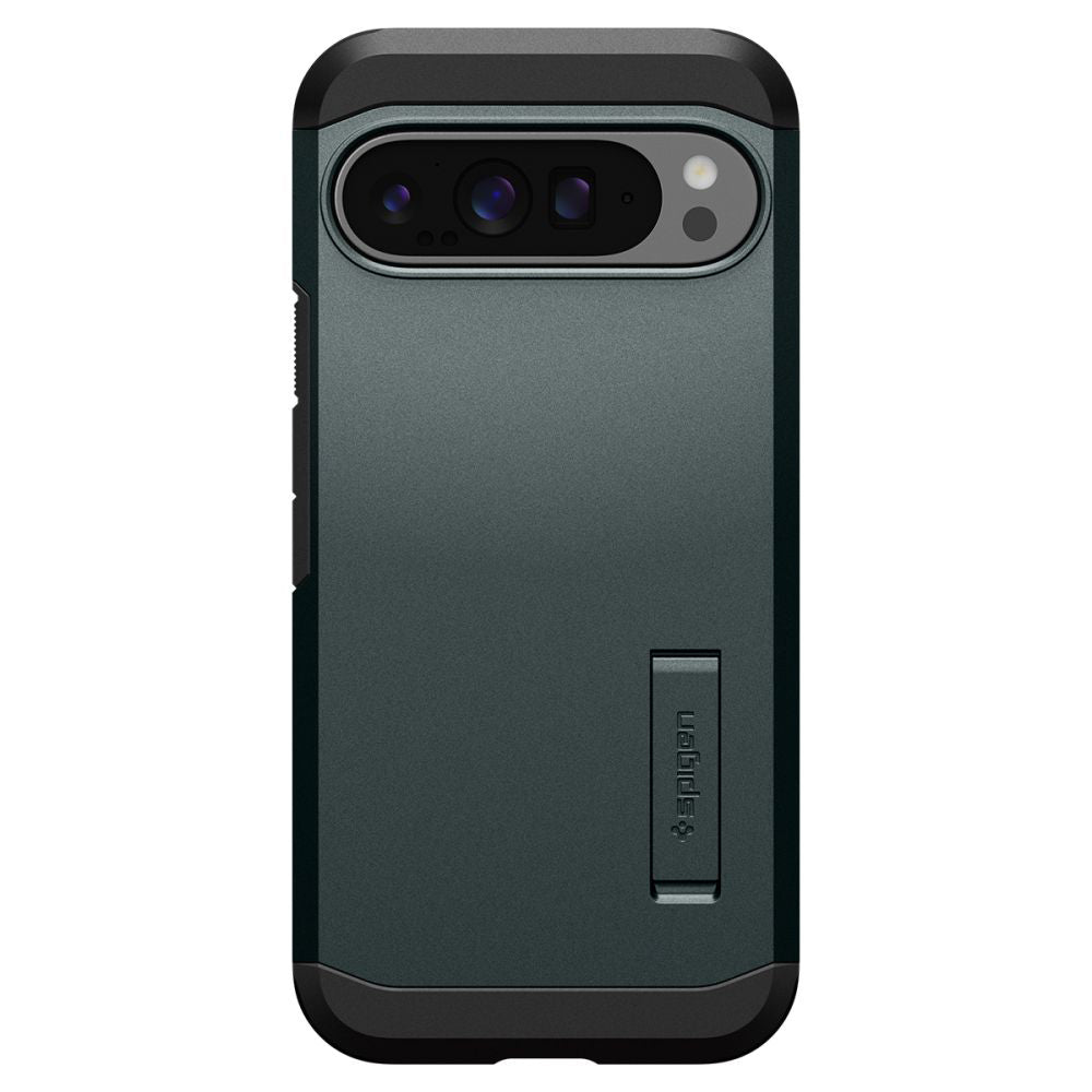 Skyddsfodral för Google Pixel 9 Pro XL, Spigen, Tough Armor, Grön