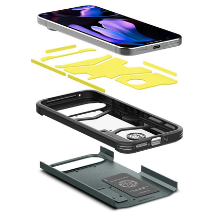 Skyddsfodral för Google Pixel 9 Pro XL, Spigen, Tough Armor, Grön
