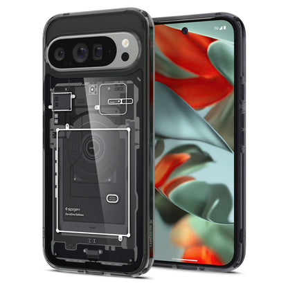 Fodral för Google Pixel 9 Pro XL, Spigen, Ultra Hybrid Zero One, Svart ACS07722
