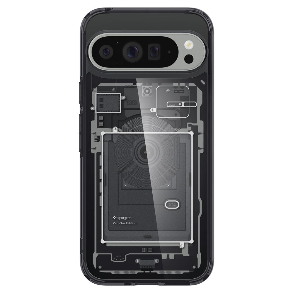 Fodral för Google Pixel 9 Pro XL, Spigen, Ultra Hybrid Zero One, Svart ACS07722