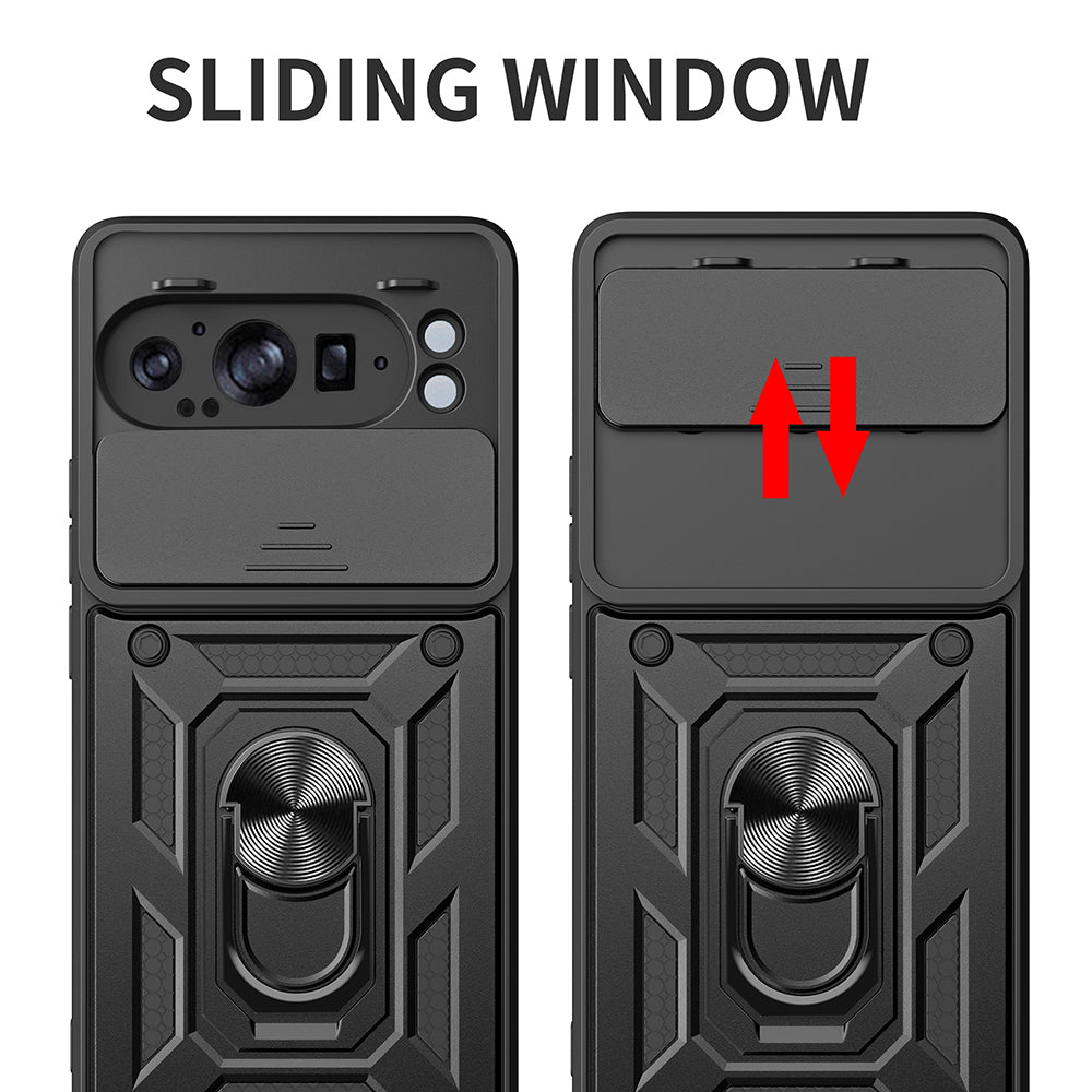 Fodral för Google Pixel 9 Pro XL, Techsuit, CamShield, Grön