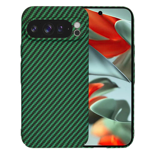 Fodral för Google Pixel 9 Pro XL, Techsuit, Carbonite FiberShell, Grön