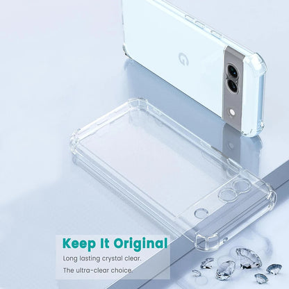 Fodral för Google Pixel 9, Techsuit, Stötsäker Klar, Transparent