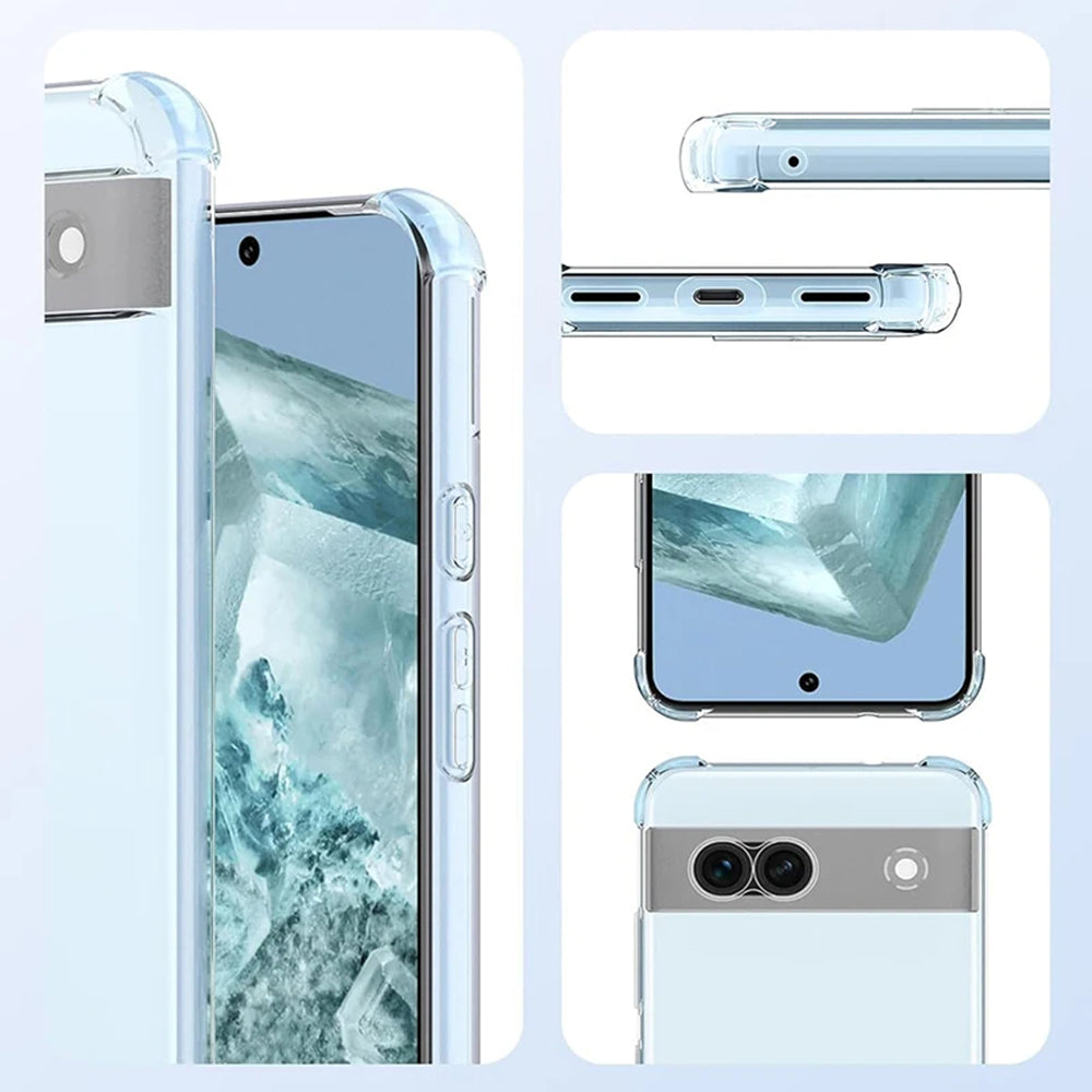 Fodral för Google Pixel 9, Techsuit, Stötsäker Klar, Transparent