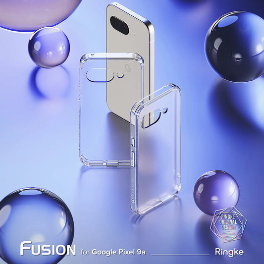 Fodral för Google Pixel 9a, Ringke, Fusion, Matt Transparent