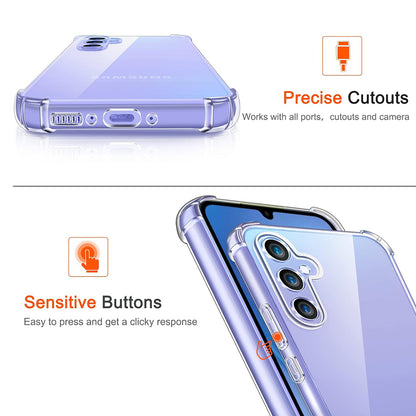 Fodral för Google Pixel 9a, Techsuit, Stötsäker Klar, Transparent