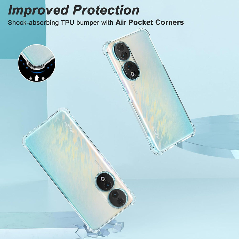 Fodral för Google Pixel 9a, Techsuit, Stötsäker Klar, Transparent