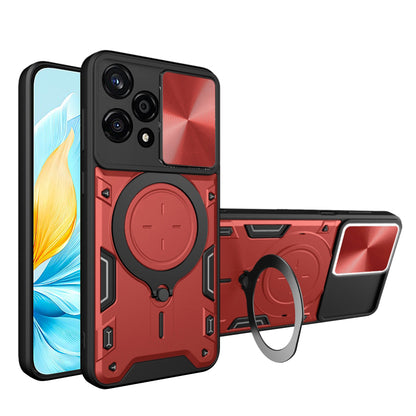 Fodral för Honor 200 Lite, Techsuit, CamGuard Pro, Röd