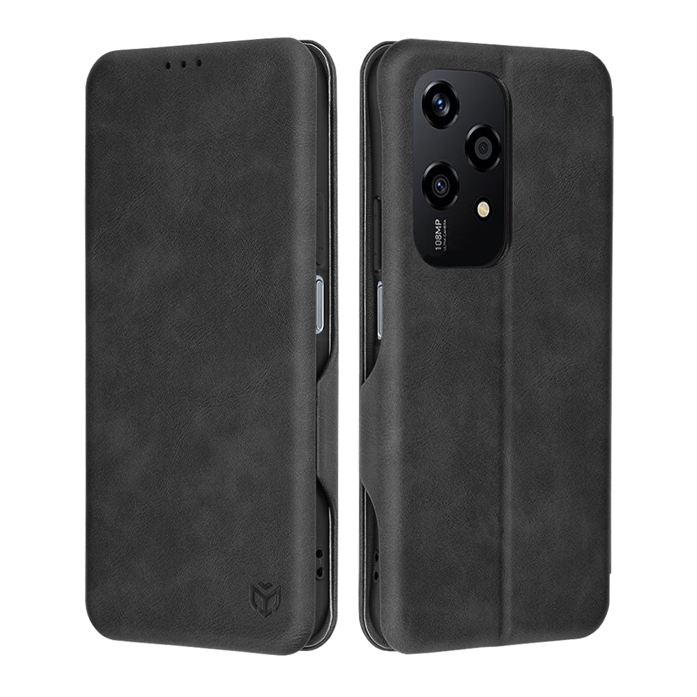 Fodral för Honor 200 Lite, Techsuit, Safe Wallet Plus, Svart