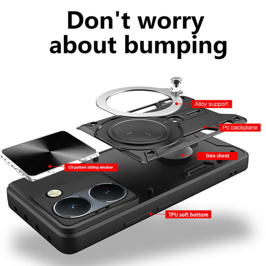 Fodral för Honor 200 Pro, Techsuit, CamGuard Pro, Svart