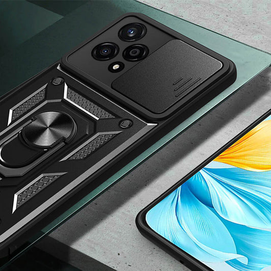 Fodral för Honor 200 Pro, Techsuit, CamShield, Svart