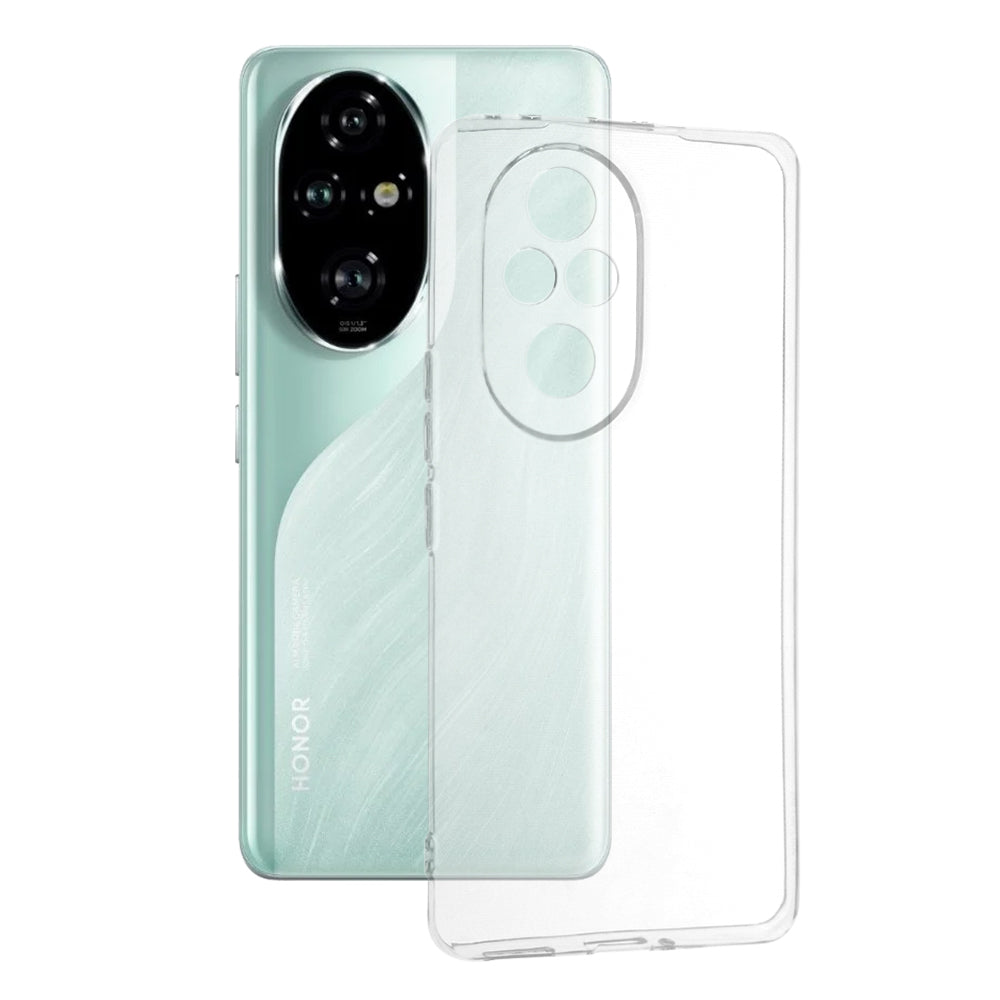 Fodral för Honor 200 Pro, Techsuit, Klar, Transparent