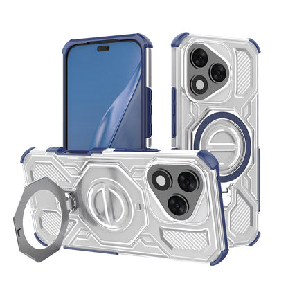 Fodral för Honor 400 Lite, Techsuit, Carbon Shield Pro, Blå