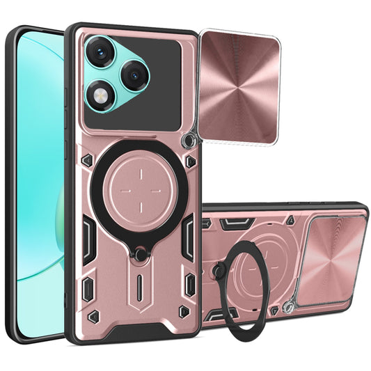 Fodral för Honor 400 Lite, Techsuit, CamGuard Pro, Rosa Guld