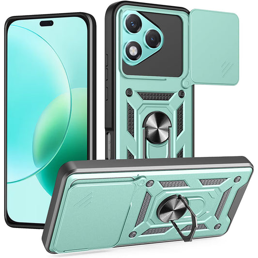 Fodral för Honor 400 Lite, Techsuit, CamShield, Grön
