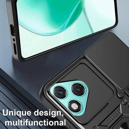 Fodral för Honor 400 Lite, Techsuit, CamShield, Grön