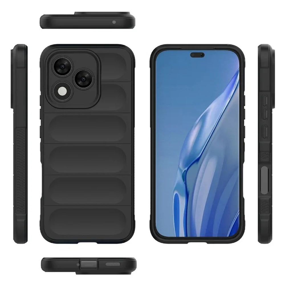 Fodral för Honor 400 Lite, Techsuit, Magic Shield, Svart