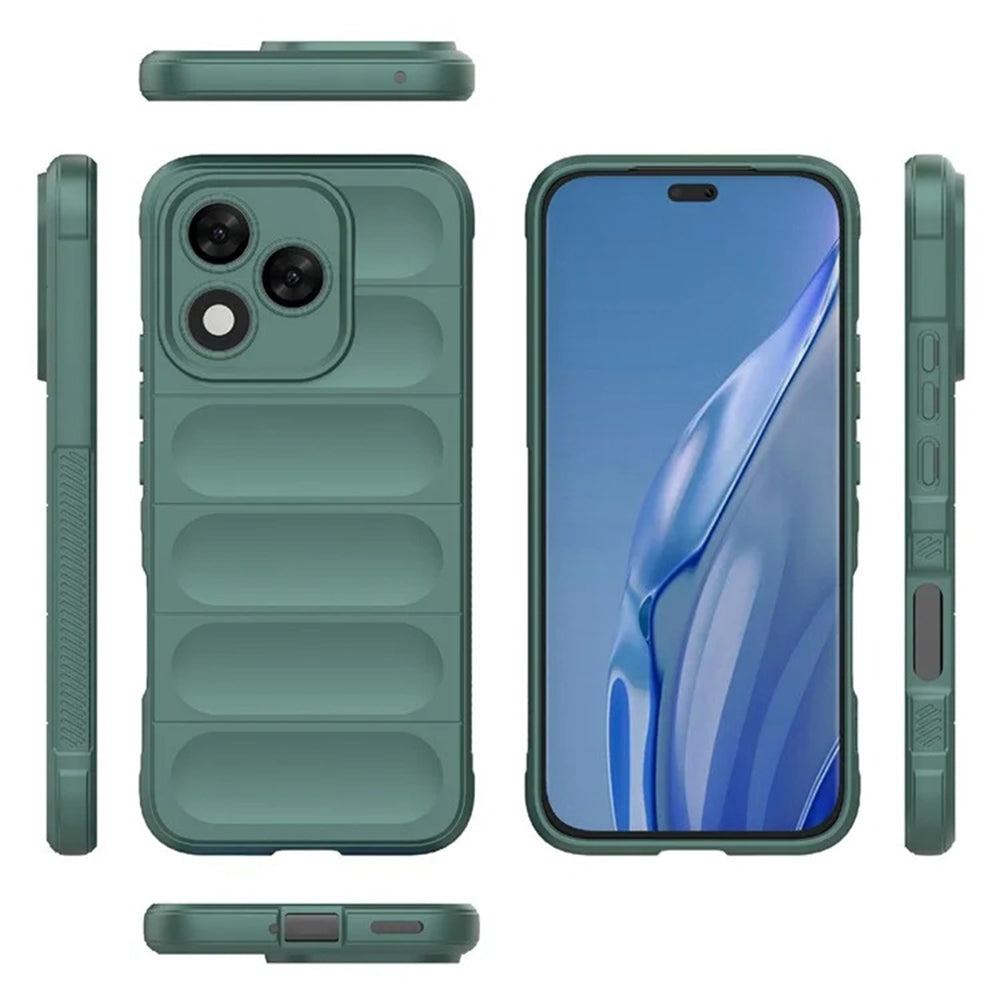 Fodral för Honor 400 Lite, Techsuit, Magic Shield, Grön