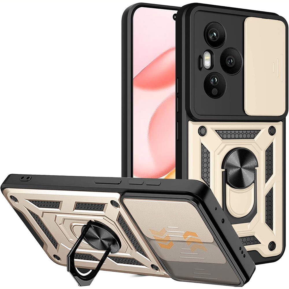 Fodral för Honor 400 Pro, Techsuit, CamShield, Guld