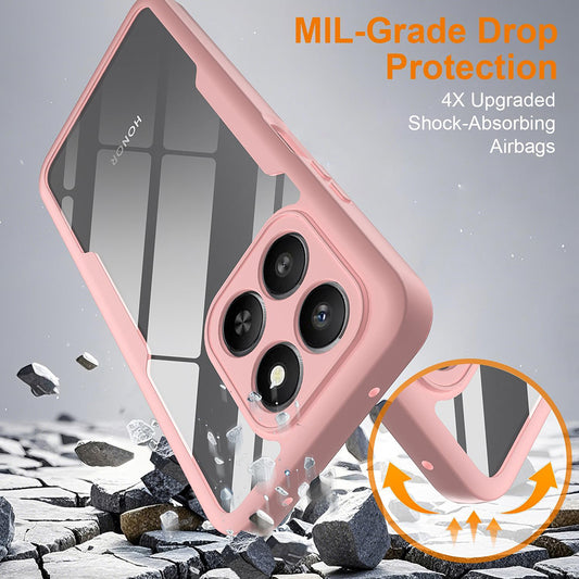 Skyddsfodral för Honor 400 Smart 4G / X7d 4G / 400 Smart 5G, Techsuit, ColorVerse 360, Rosa