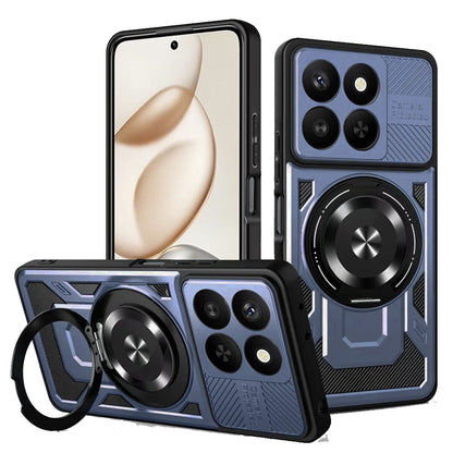 Skyddsfodral för Honor 400 Smart 4G / X7d 4G / 400 Smart 5G, Techsuit, RuggedCam, Blå