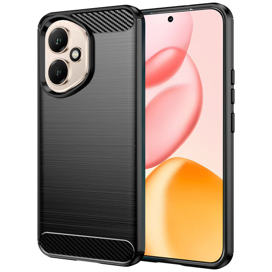 Fodral för Honor 400, Techsuit, Kolfiber, Svart