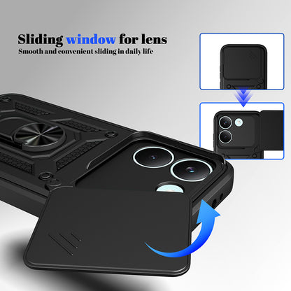 Case for Honor 600 Lite, Techsuit, CamShield, Blue