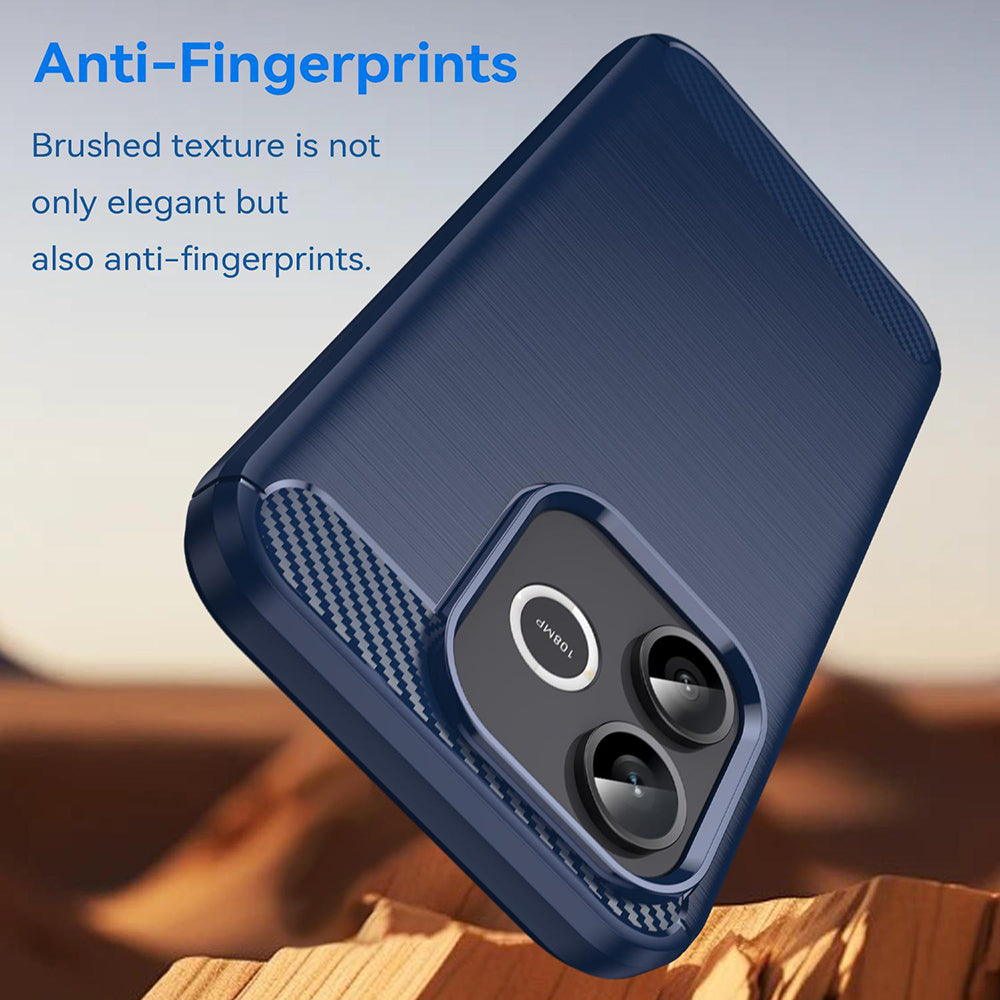 Skyddsfodral för Honor 600 Lite, Techsuit, Carbon, Blå