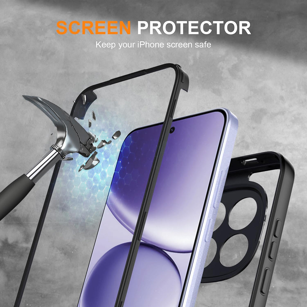 Case for Honor 600 Lite, Techsuit, ColorVerse 360, Black