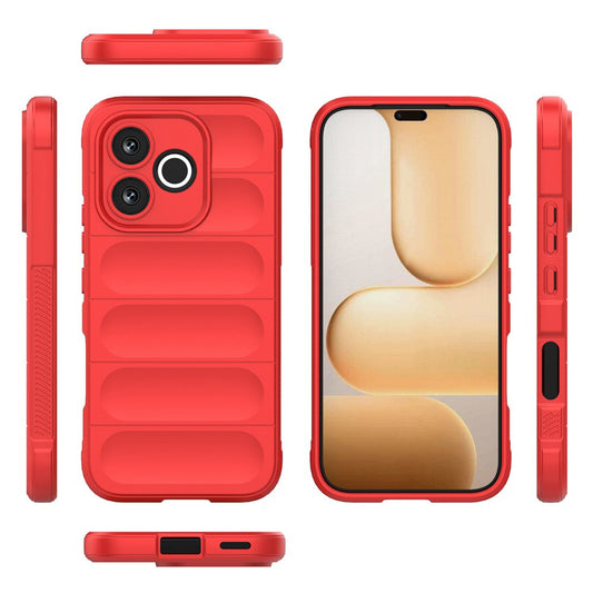 Fodral för Honor 600 Lite, Techsuit, Magic Shield, Röd