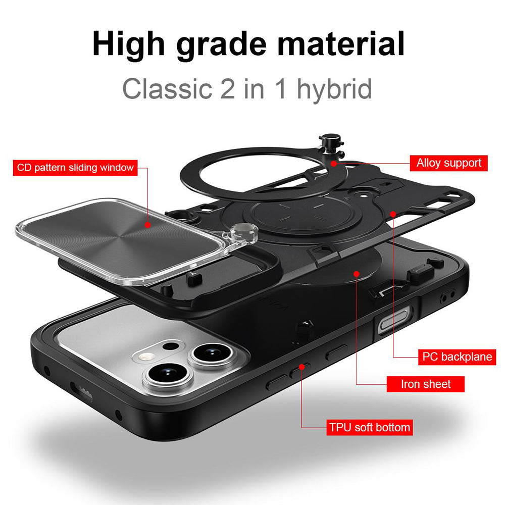 Fodral för Honor 600 Pro / 600, Techsuit, CamGuard Pro, Blå