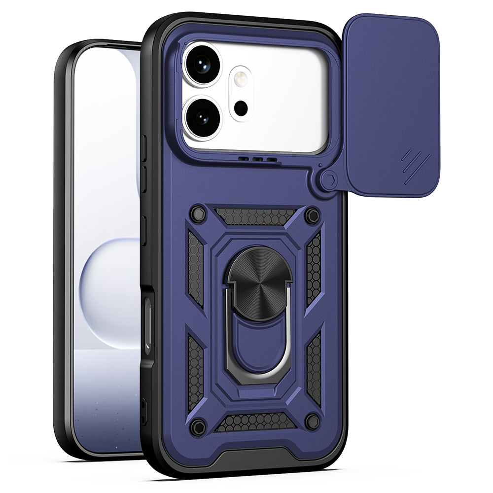 Fodral för Honor 600 Pro / 600, Techsuit, CamShield, Blå