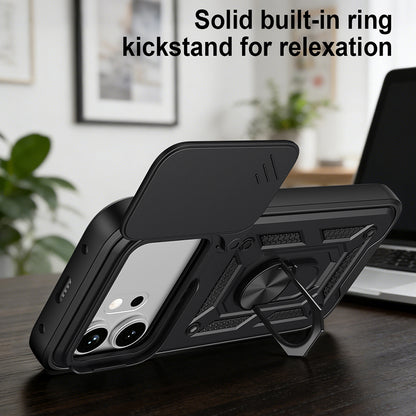 Fodral för Honor 600 Pro / 600, Techsuit, CamShield, Blå