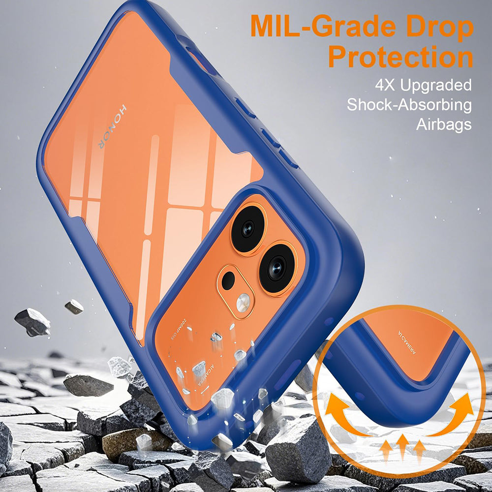 Fodral för Honor 600 Pro / 600, Techsuit, ColorVerse 360, Blå