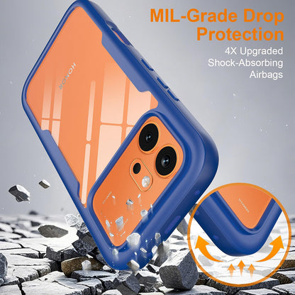 Fodral för Honor 600 Pro / 600, Techsuit, ColorVerse 360, Blå