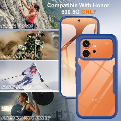 Fodral för Honor 600 Pro / 600, Techsuit, ColorVerse 360, Blå