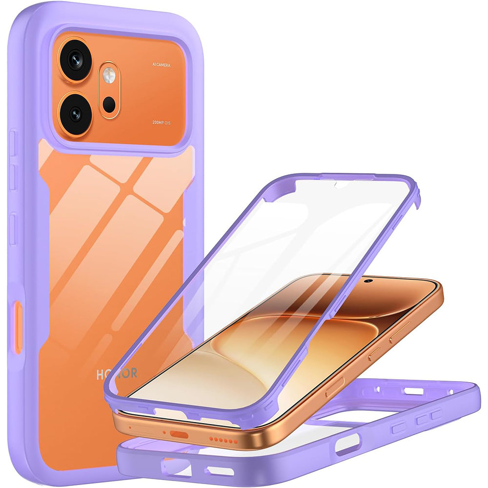 Fodral för Honor 600 Pro / 600, Techsuit, ColorVerse 360, Lila