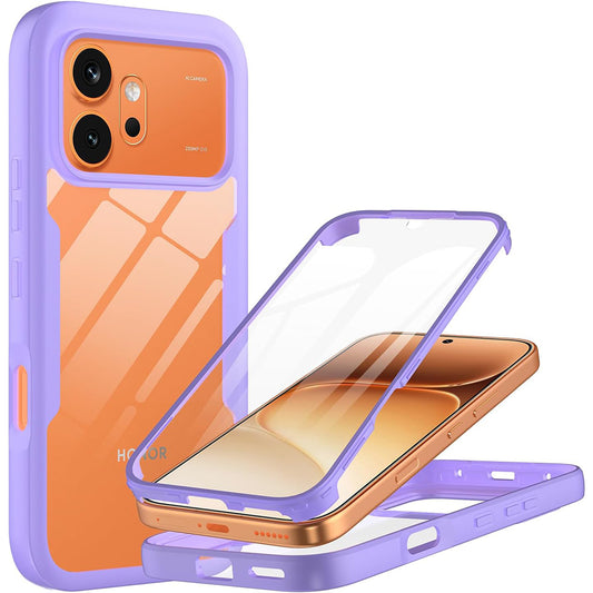 Fodral för Honor 600 Pro / 600, Techsuit, ColorVerse 360, Lila