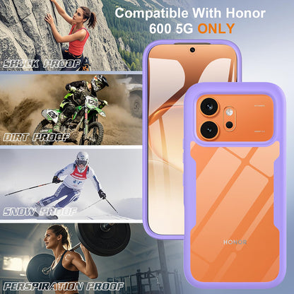 Fodral för Honor 600 Pro / 600, Techsuit, ColorVerse 360, Lila