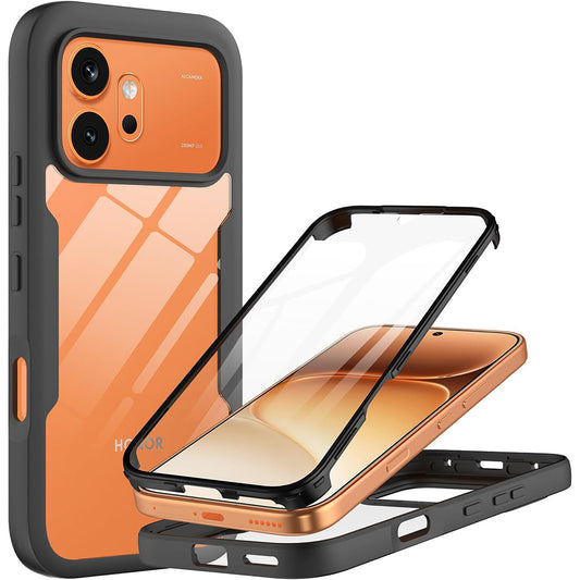 Fodral för Honor 600 Pro / 600, Techsuit, ColorVerse 360, Svart