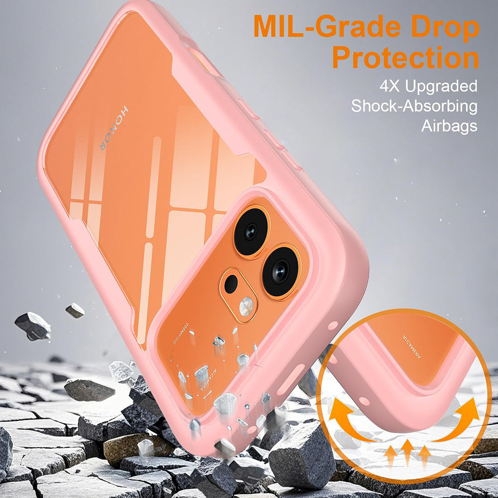 Fodral för Honor 600 Pro / 600, Techsuit, ColorVerse 360, Rosa