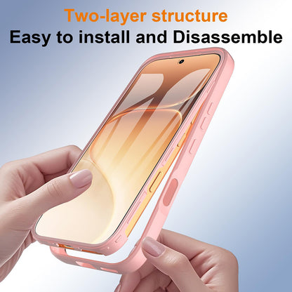 Fodral för Honor 600 Pro / 600, Techsuit, ColorVerse 360, Rosa