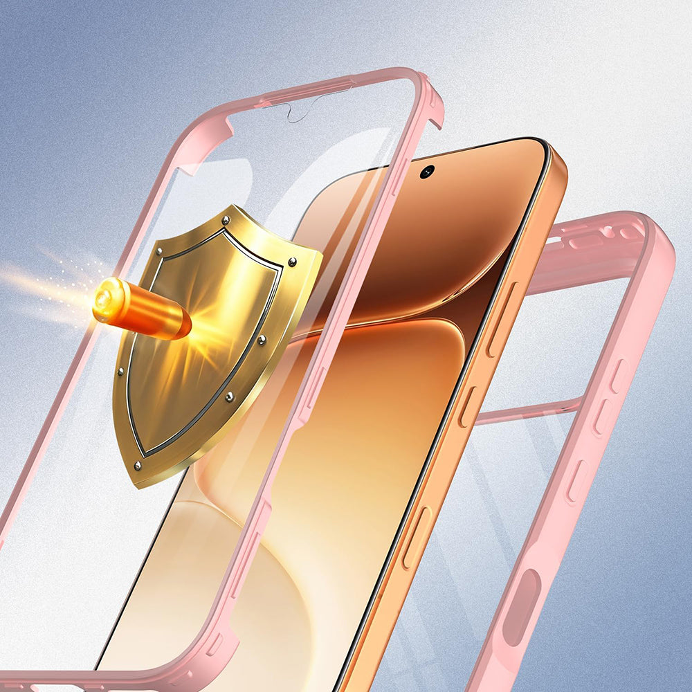 Fodral för Honor 600 Pro / 600, Techsuit, ColorVerse 360, Rosa