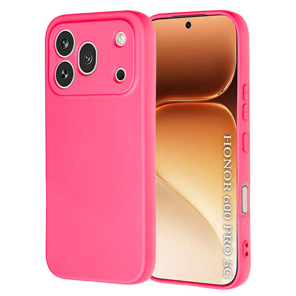 Fodral för Honor 600 Pro, Techsuit, SoftFlex, Mörkrosa